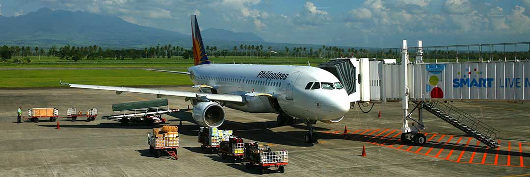 A Philippine airlines plane to denote that the divorce must be registered in the Philippines. 
