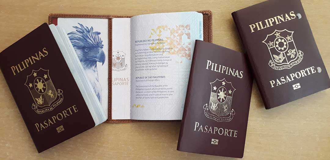 Philippine passports spread out on a table. Even the embassies echo this finding.