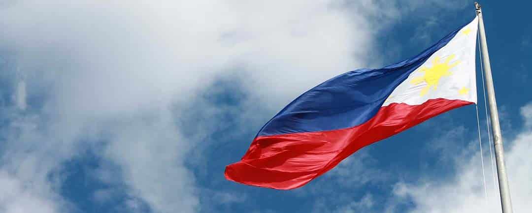 The Philippine flag to denote the embassies that the article quotes.