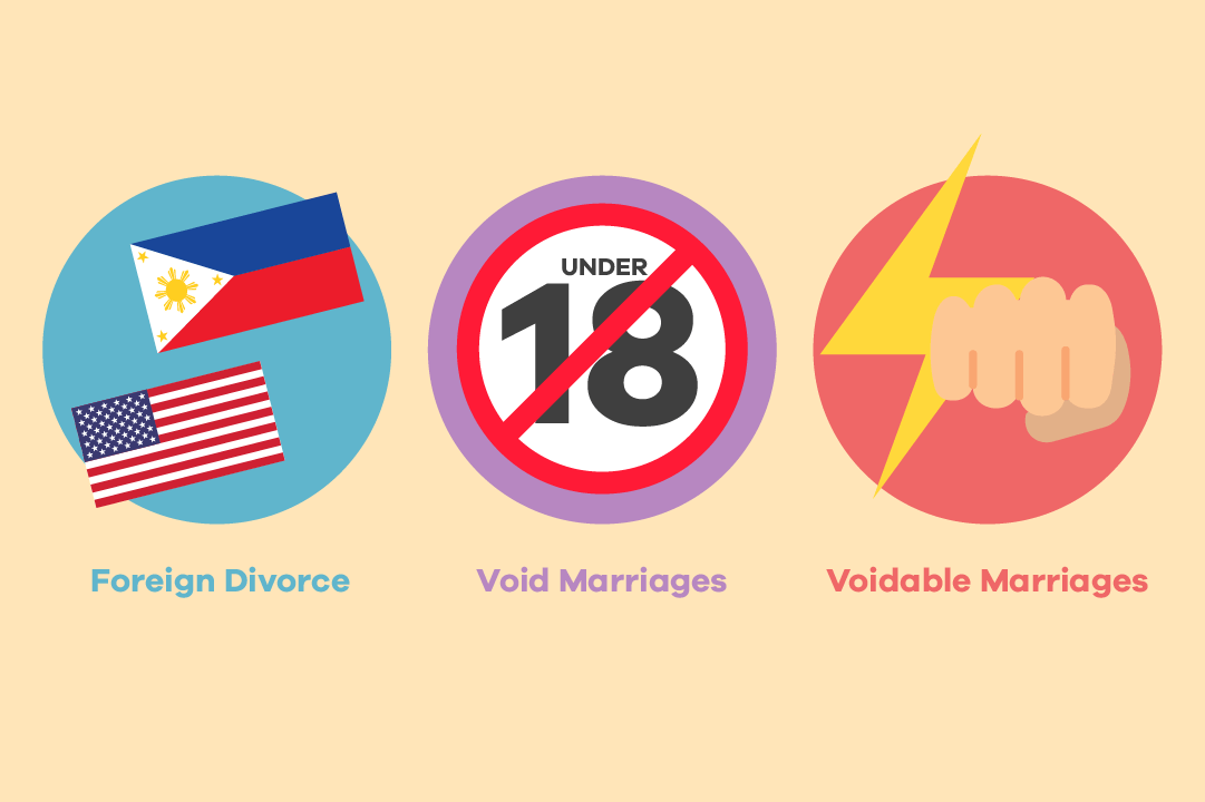 Although there are 3 ways for Filipinos to legally end a marriage, most will go through Annulment.