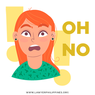 A shocked looking woman with ginger hair saying "Oh No!" on learning her Land Title held by the Registry of Deeds has been lost/destroyed. Article: How to Reconstitute a Philippine Land Title by Lawyers in the Philippines