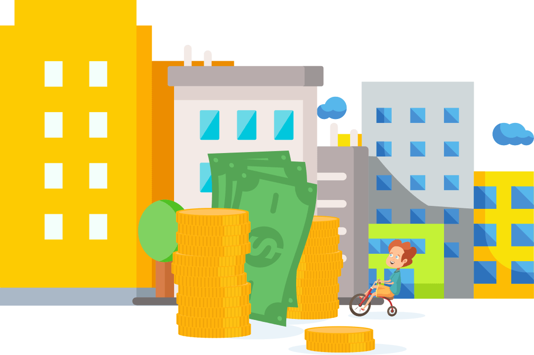 Buildings and money