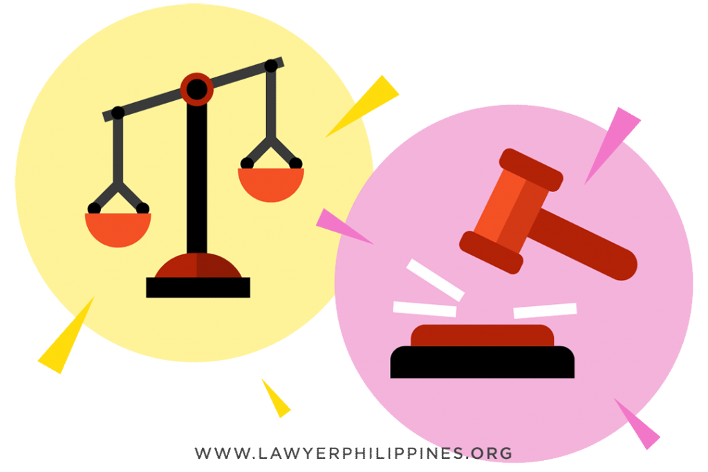 A picture showing the symbol of the Scales of Justice and a gavel hitting its sounding block.  Article What To Do When You Have Lost Your Philippine Land Title by Lawyers