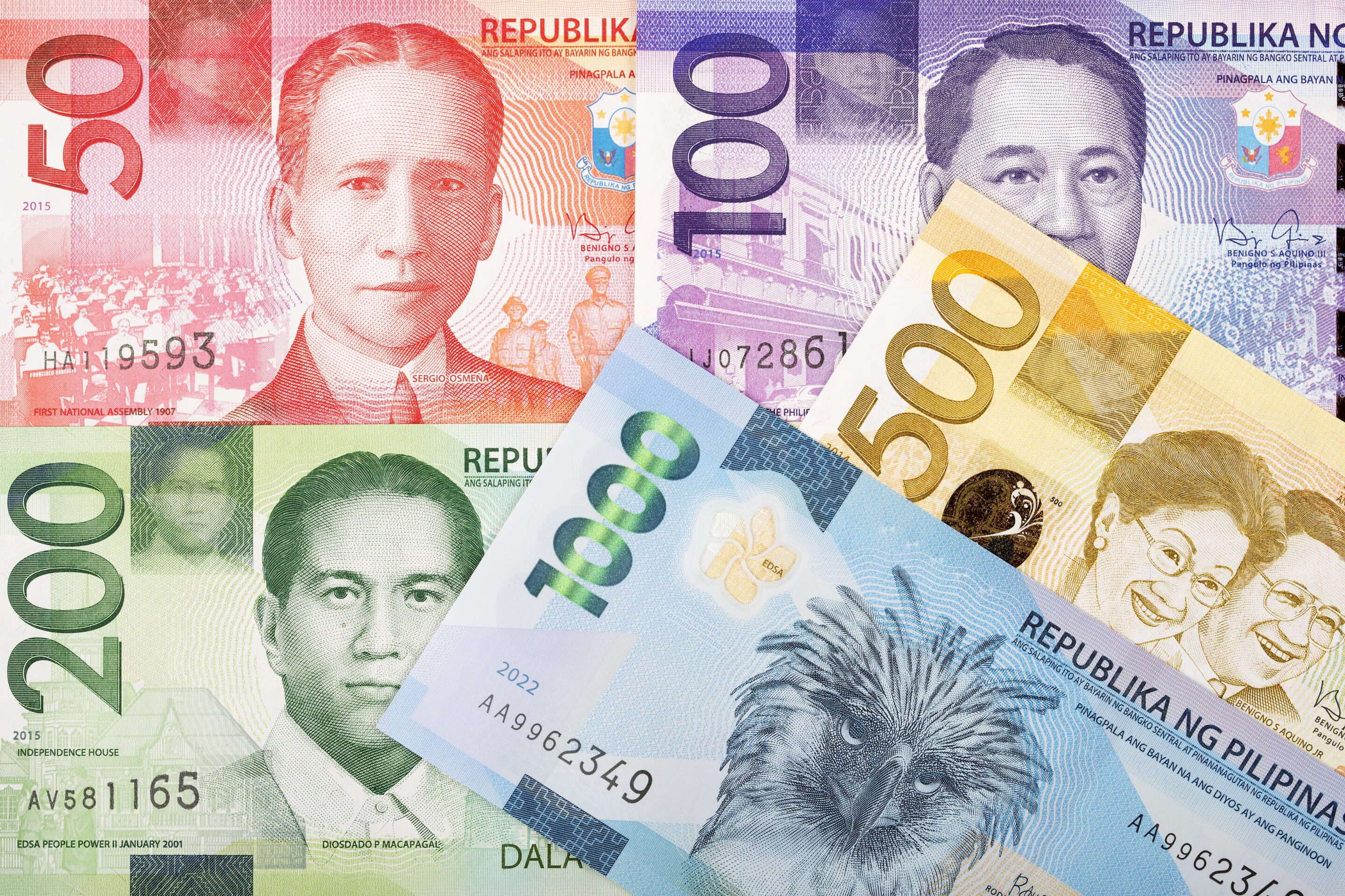 Philippine bank notes indicating the capitalization cost of a Domestic Corporation.