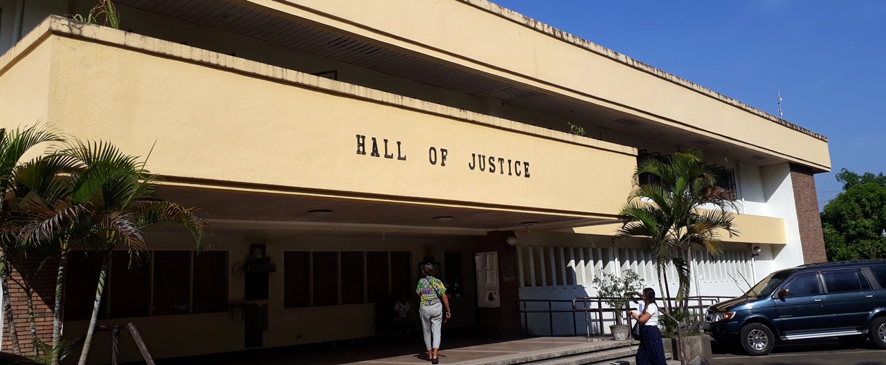 A hall of justice building front lobby