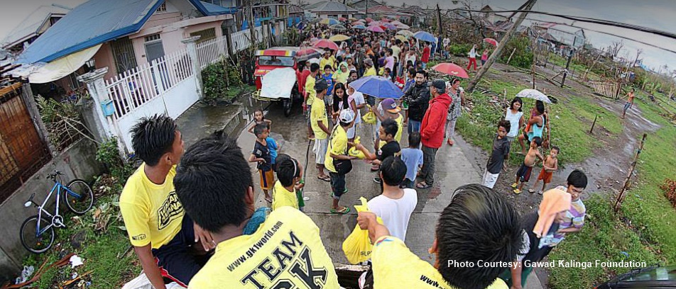 Gawad Kalinga Foundation is a non-profit organization in the Philippines that donates food packs to poor families