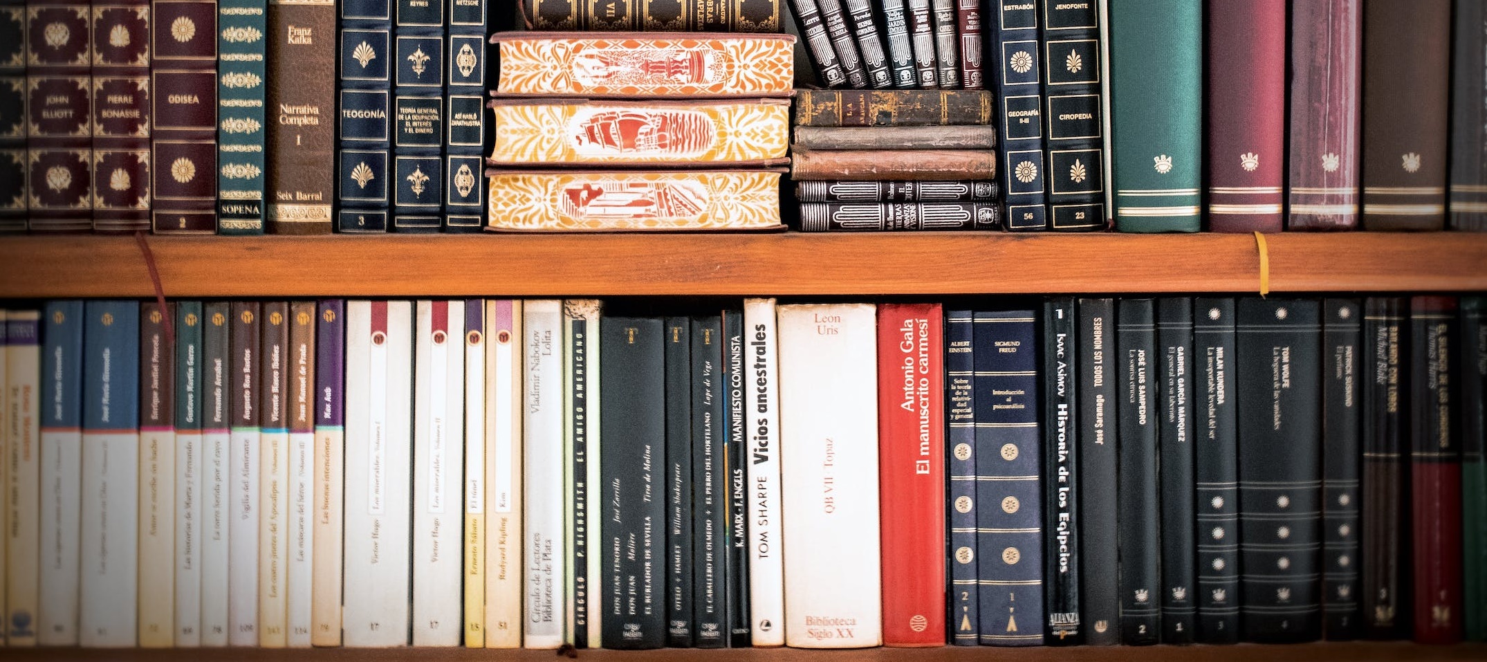 A shelf full of law books