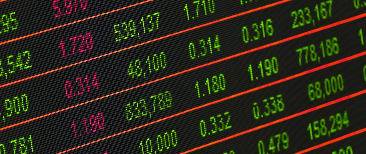 A stock market screen showing different figures as a growing economy correlates with an increase in trademark statistics in the Philippines