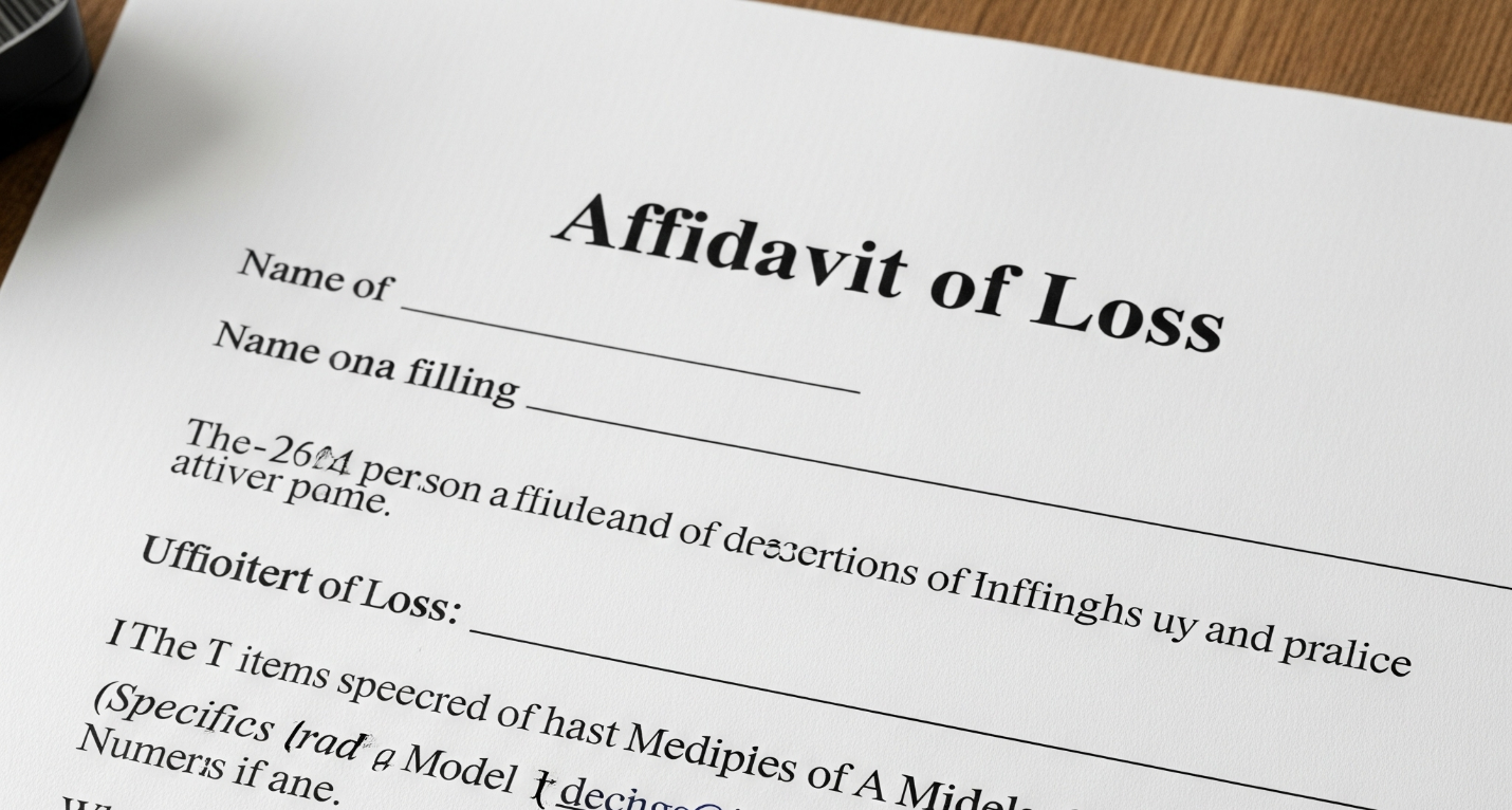 Affidavit Philippines Legal Guide: Affidavit of Loss